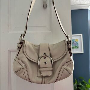 Coach Cream Shoulder Bag